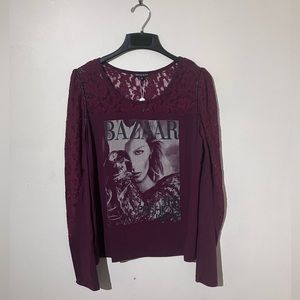 Manhattan Republic bazaar the fashion issue top. NWT. Size XL.